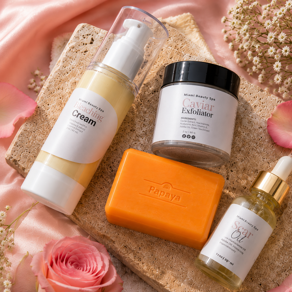 iBleach 4-step intimate care routine products